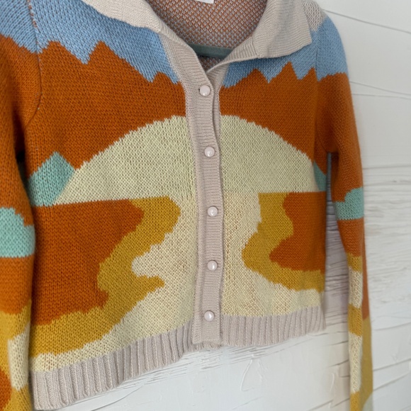 Moon + Madison | Colourful Knit Cardigan | Size XS - Picture 3 of 7